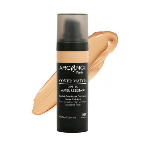 Fond de Ten Cover Match SPF15 Beige Naturel 39 Arcancil Paris Fond de Ten Cover Match SPF15 Beige Naturel 39 Arcancil Paris