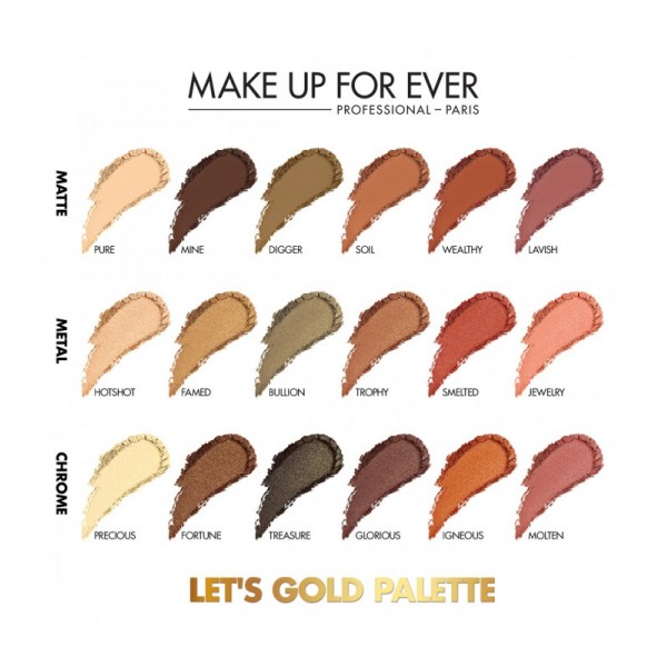 Let's Gold Palette Make UP For Ever Let's Gold Palette Make UP For Ever