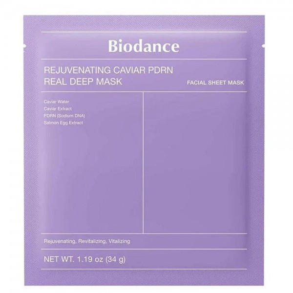 Rejuvenating Caviar PDRN Real Deep Mask, 34 g, Biodance