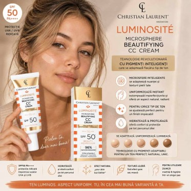 Crema CC cream SPF50 Luminosite, 30ml, Christian Laurent Crema CC cream SPF50 Luminosite, 30ml, Christian Laurent