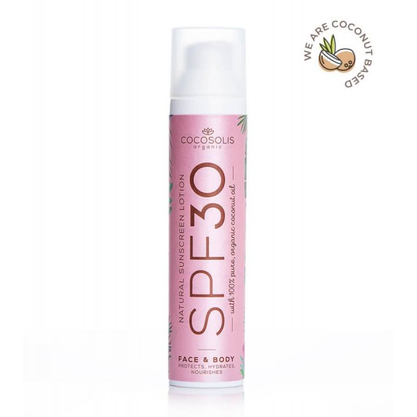 SPF30 Natural Sunscreen Lotion, 100 g, Cocosolis SPF30 Natural Sunscreen Lotion, 100 g, Cocosolis