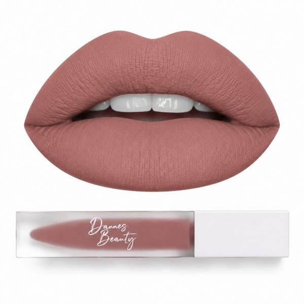 Ruj lichid mat Bridal Kiss, 6.3 ml, Dannes Beauty Ruj lichid mat Bridal Kiss, 6.3 ml, Dannes Beauty