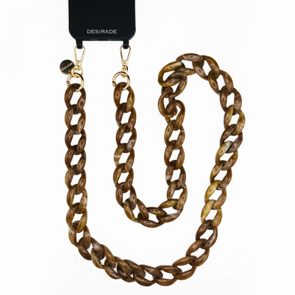 Chestnut Luxe – Crossbody Strap pentru telefon