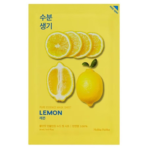 Pure Essence Mask Sheet Lemon, 23 ml, Holika Holika