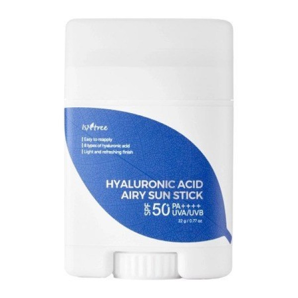Hyaluronic Acid Airy Sun Stick SPF 50, 22 g, Isntree
