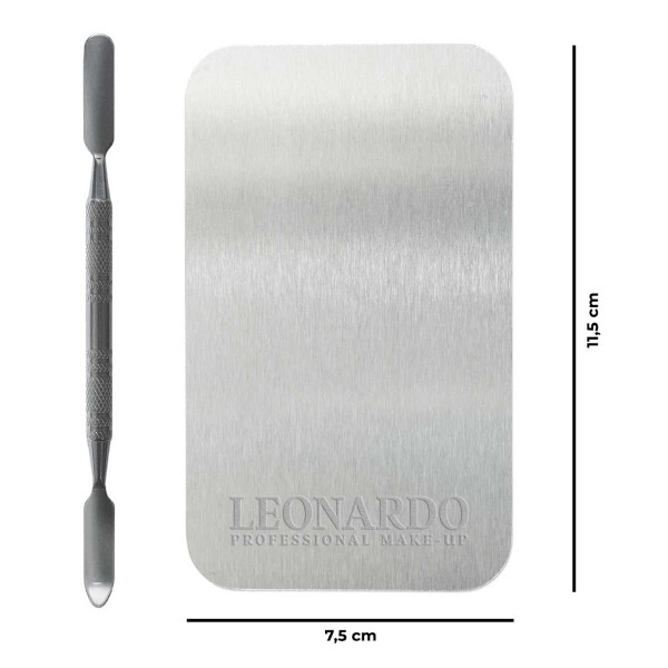 Paletă de mixare si spatulă Leonardo