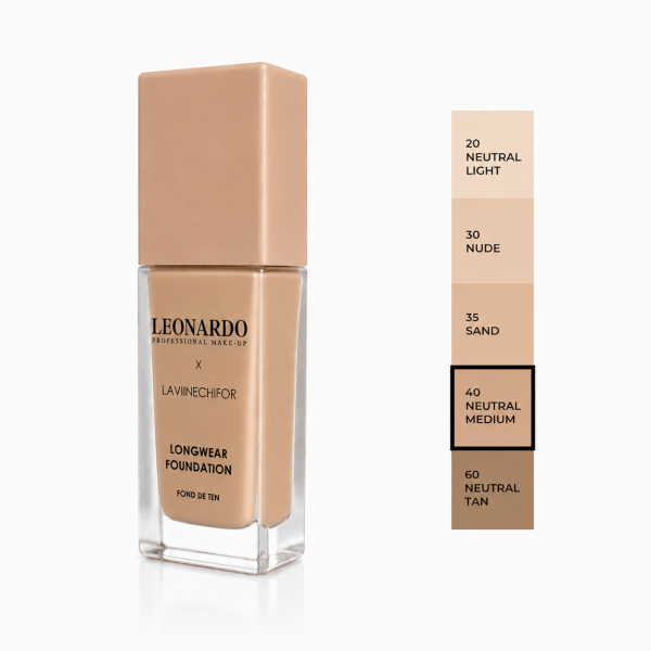 Fond de ten Leonardo x Lavii Nechifor, 40 Neutral Medium Fond de ten Leonardo x Lavii Nechifor, 40 Neutral Medium
