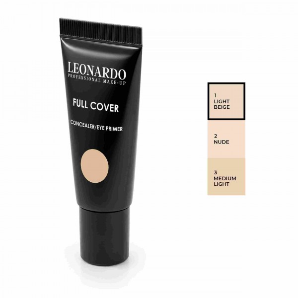 Full Cover 1 Light Beige, 10 ml, Leonardo