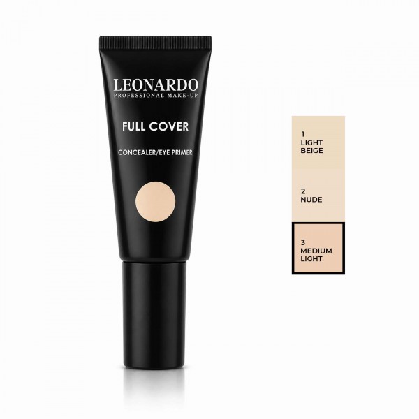 Full Cover 3 Medium Light, 10 ml, Leonardo Full Cover 3 Medium Light, 10 ml, Leonardo
