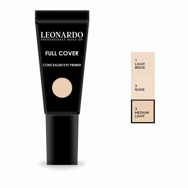 Full Cover 3 Medium Light, 10 ml, Leonardo Full Cover 3 Medium Light, 10 ml, Leonardo
