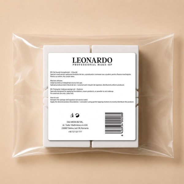 Set bureti triunghiulari latex free, Leonardo Set bureti triunghiulari latex free, Leonardo