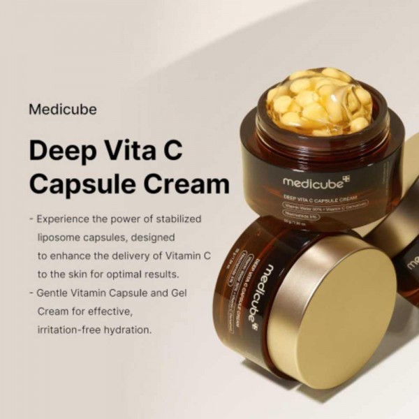 Deep Vita C Capsule Cream, 55 g, Medicube Deep Vita C Capsule Cream, 55 g, Medicube