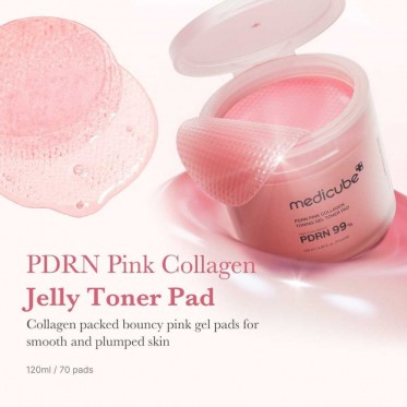 PDRN Pink Collagen Toning Gel Toner Pad PDRN Pink Collagen Toning Gel Toner Pad