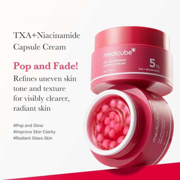 TXA Niacinamide Capsule Cream, 55 g, Medicube TXA Niacinamide Capsule Cream, 55 g, Medicube