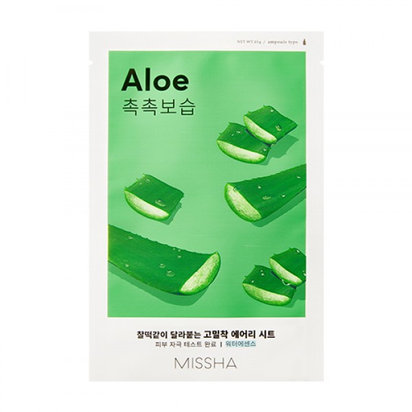Masca pentru vitalitate cu extract de aloe vera, 19 g, Missha Masca pentru vitalitate cu extract de aloe vera, 19 g, Missha
