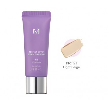 Ser M Perfect Cover BB Cream nr.21 Light Beige SPF50