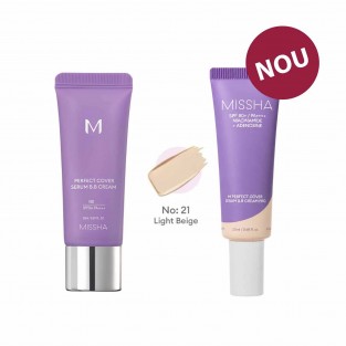 Ser M Perfect Cover BB Cream nr.21 Light Beige SPF50