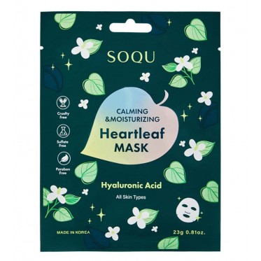  Calming & Moisturizing Heartleaf Mask