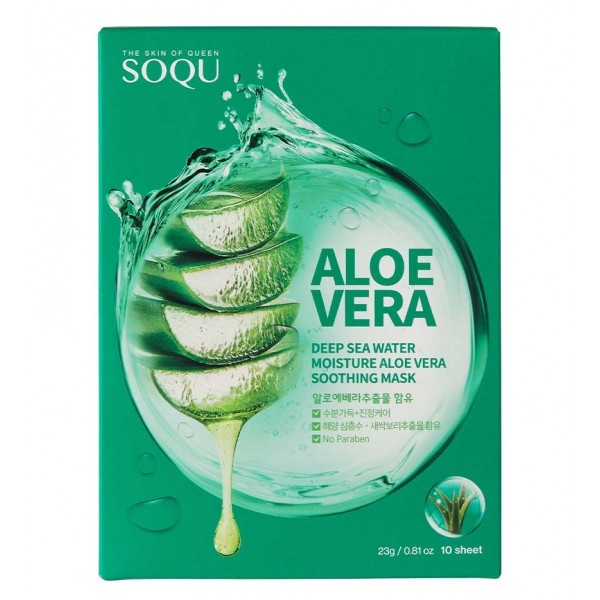 Deep Sea Water Moisture Aloe Vera Soothing Mask