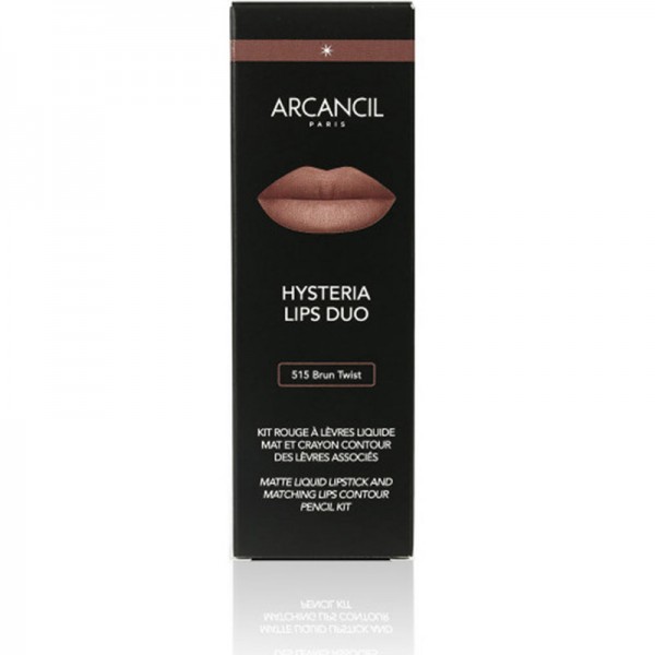 Hysteria Lips Duo 515 Brun Twist Arcancil Paris
